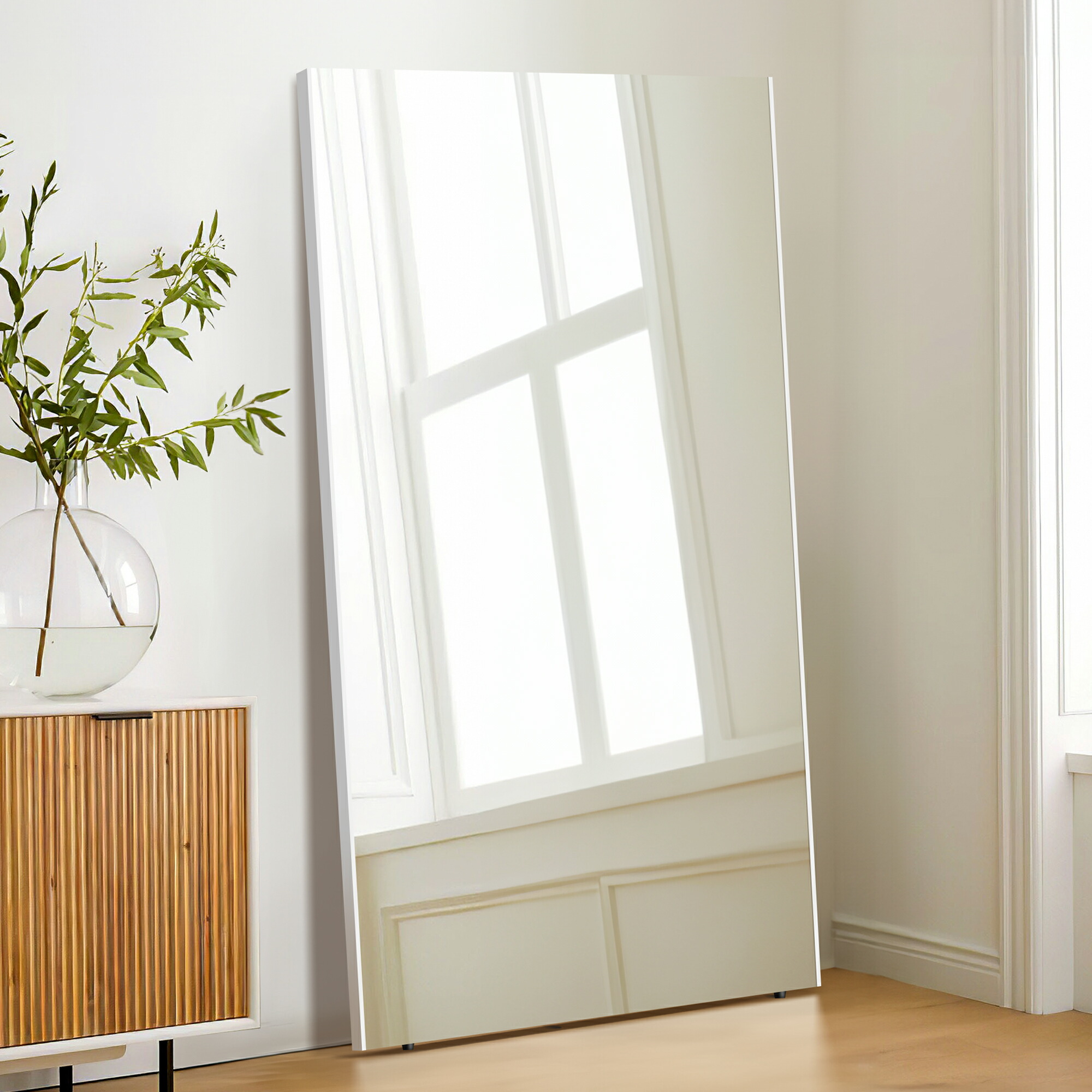 楽天市場】lalaspace フィルムミラー 姿見 割れない 壁掛け鏡 スタンド