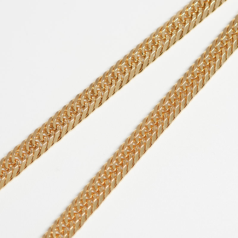 喜平 ネックレス K18 トリプル 8面 50g 50cm 造幣局検定マーク(ホール