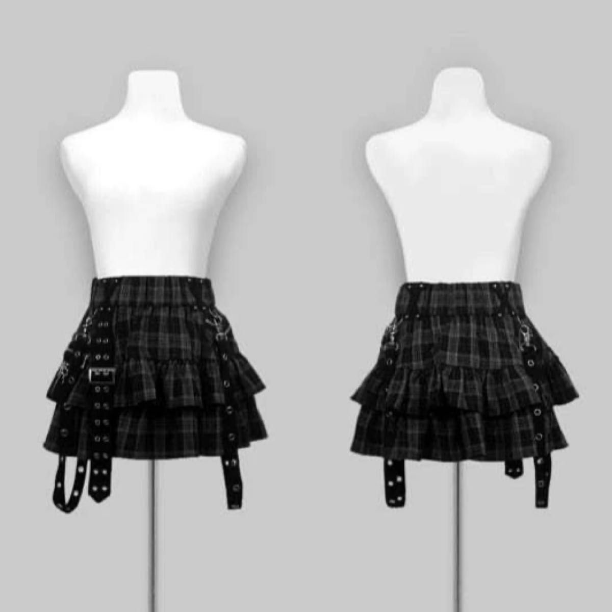 dimmoire ディムモアール PUNKフリルミニスカート チェック｜Yahoo