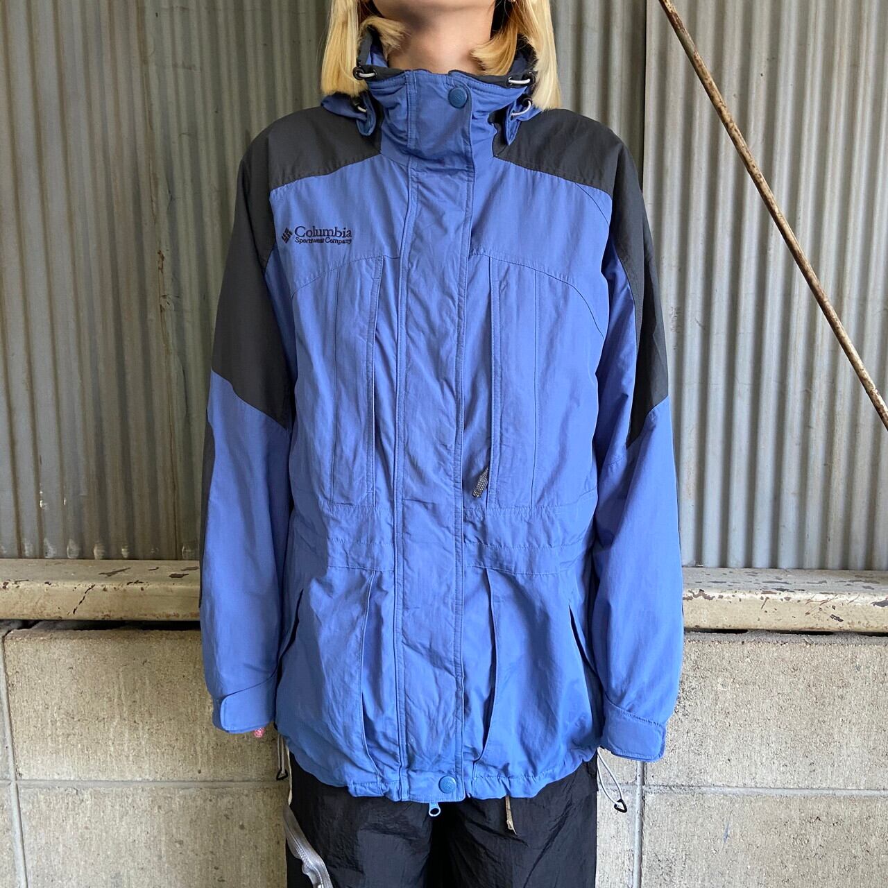 希少] 90s Columbiaナイロンジャケット 希少◎00s archive columbia