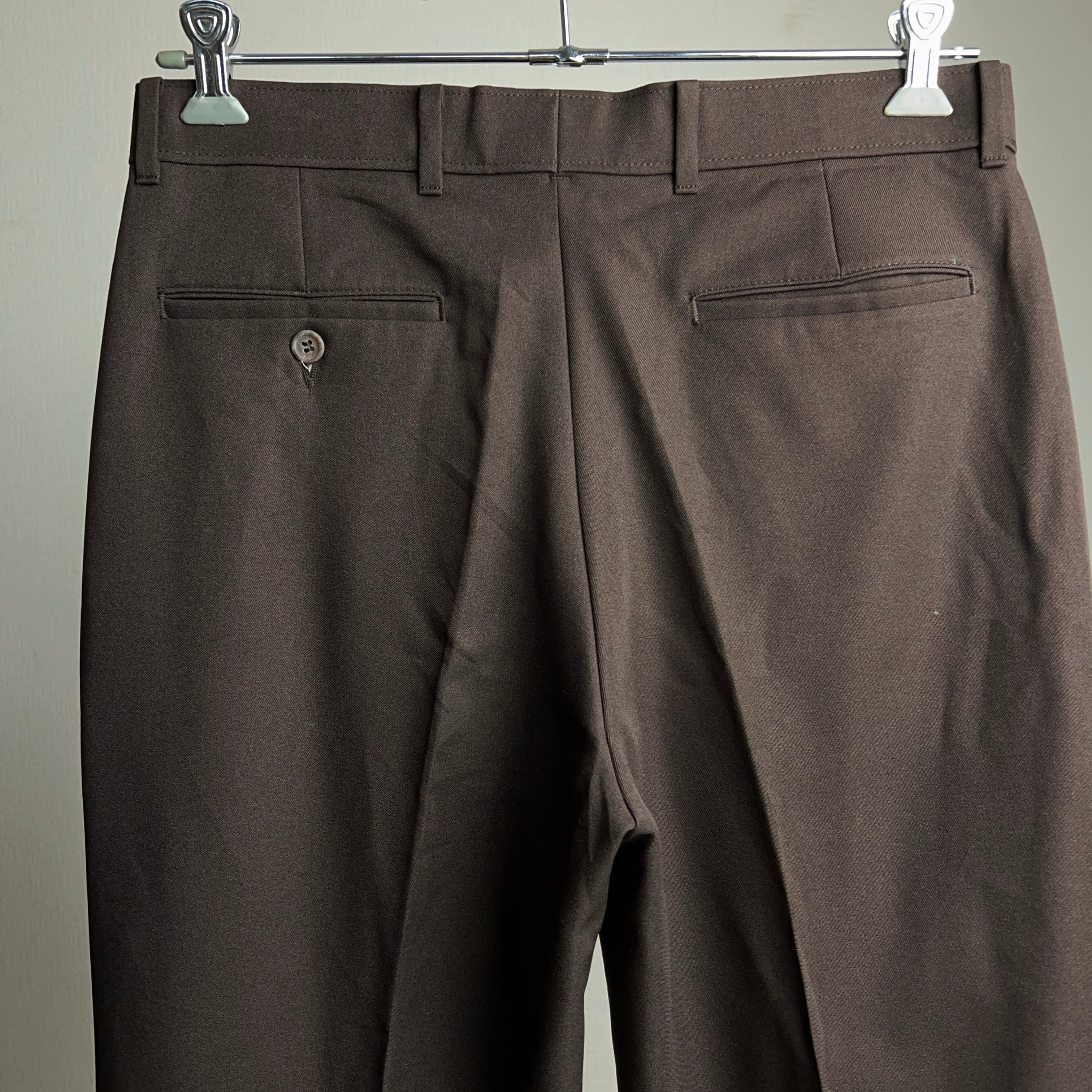 80's~90's LEVI'S ACTION SLACKS Brown USA製 W34 L29 80年代 90年代