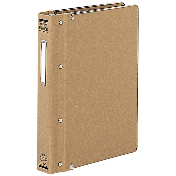 コクヨ バインダーMP B5 26穴 総布貼 縁金付 ファイル ハ-120 - アスクル