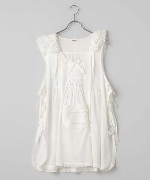 フリル使いローンタブリエ （その他トップス）｜PINK HOUSE / ピンク