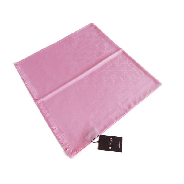 GG グッチ ストール マフラー GUCCI シルク入り GG柄 大判45×180cm