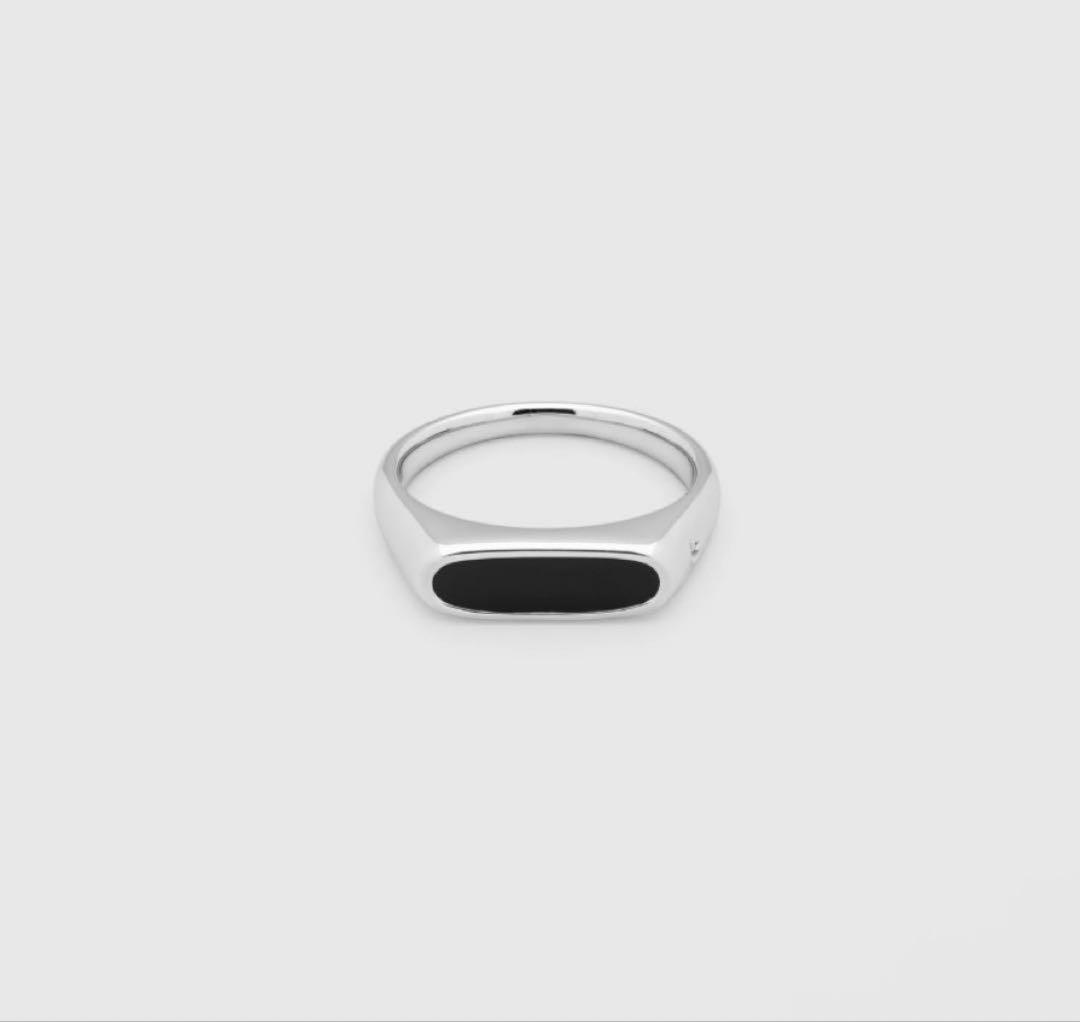 【TOM WOOD(トムウッド)】 Mario Ring Onyx g58 Mario Ring Onyx - Tom Wood Project Official Online Store